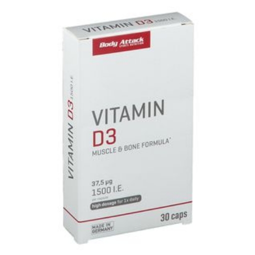 Picture of Vitamin D3 - 30 caps Body Attack