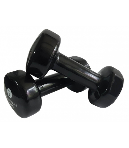 Picture of Set of epoxy-coated dumbbell dumbbells 2 x 5kg