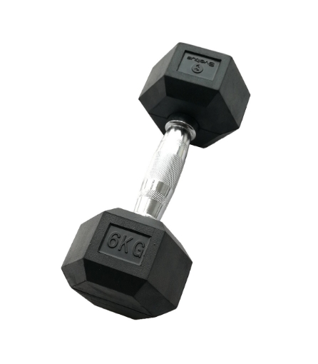 Picture of Hexagonal Dumbbell 6kg - Dumbbell