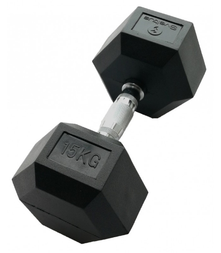 Picture of Hexagonal Dumbbell 15kg - Dumbbell