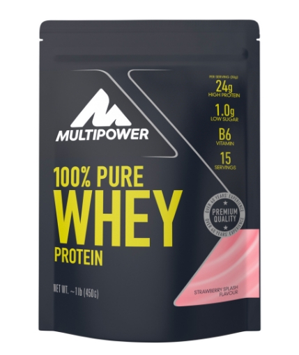 Picture of 100% Pure Whey Protein - 450g - Strawberry MPower