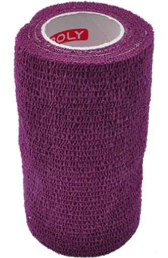 Picture of Self-Adhesive Elastic Bandage 10cm - Burgundy