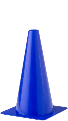 Picture of  Plastic Training Cone 30cm - Blue - Teamsport