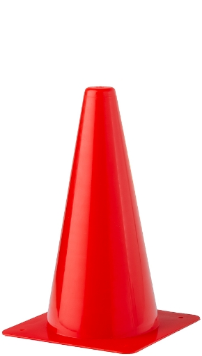 Picture of  Plastic Training Cone 30cm - Red - Teamsport