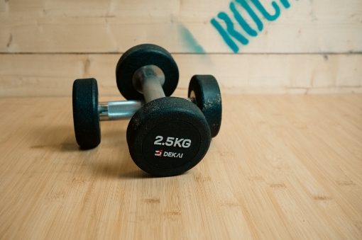 Picture of Set of 2 Round Dumbbells 2.5 Kg - DEKAI