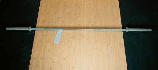 Picture of SILVER AND BLACK OLYMPIC BAR 200CM