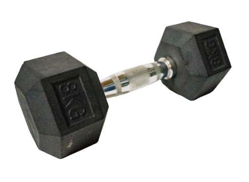 Picture of HEXAGONAL DUMBBELL 8KG