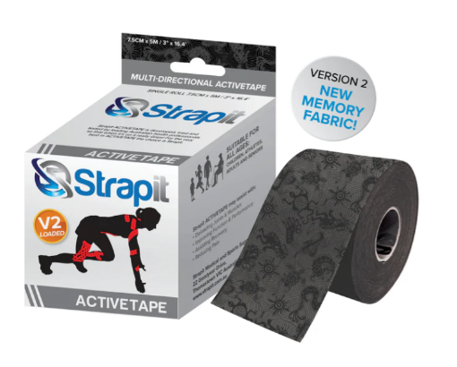 Picture of DYNAMIC ACTIVETAPE 7,5CM x 5M  - BLACK/BLACK