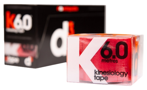 Picture of K6.0 Kinesiologic Tape Red 5cm x 6m - d3Tape