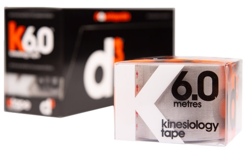 Picture of K6.0 Kinesiologic Tape Silver 5cm x 6m - d3Tape